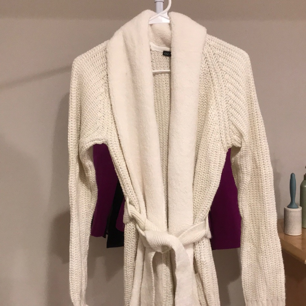 Cream sweater